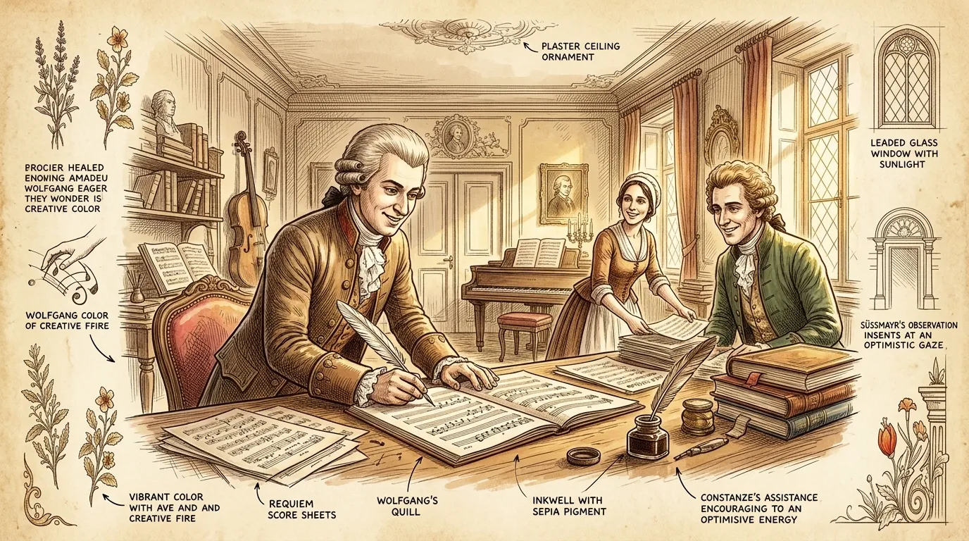 Requiem by Wolfgang Amadeus Mozart (Vienna, Austria — 1791) — page 1