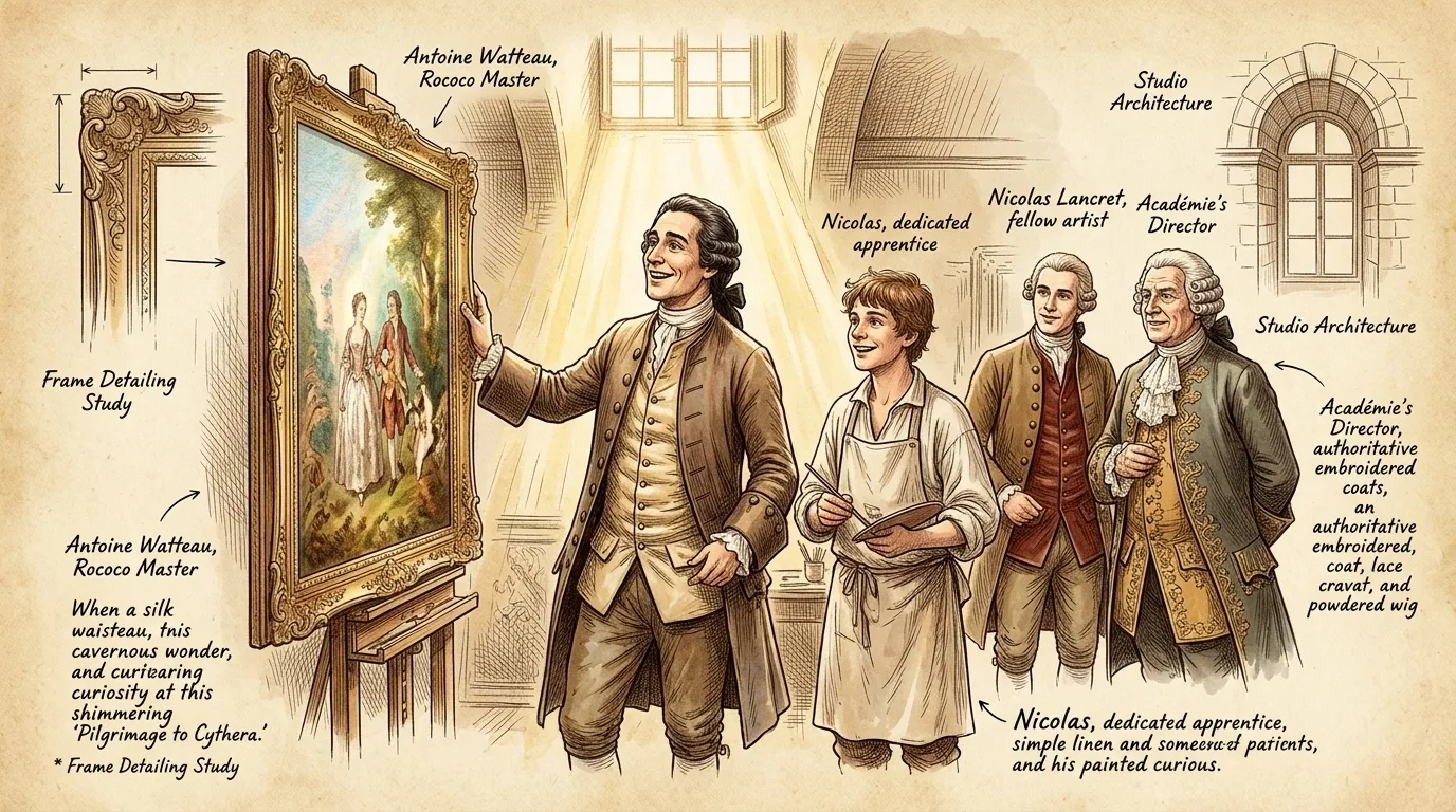 Rococo Movement by Watteau (Paris, France — c. 1715) — page 1