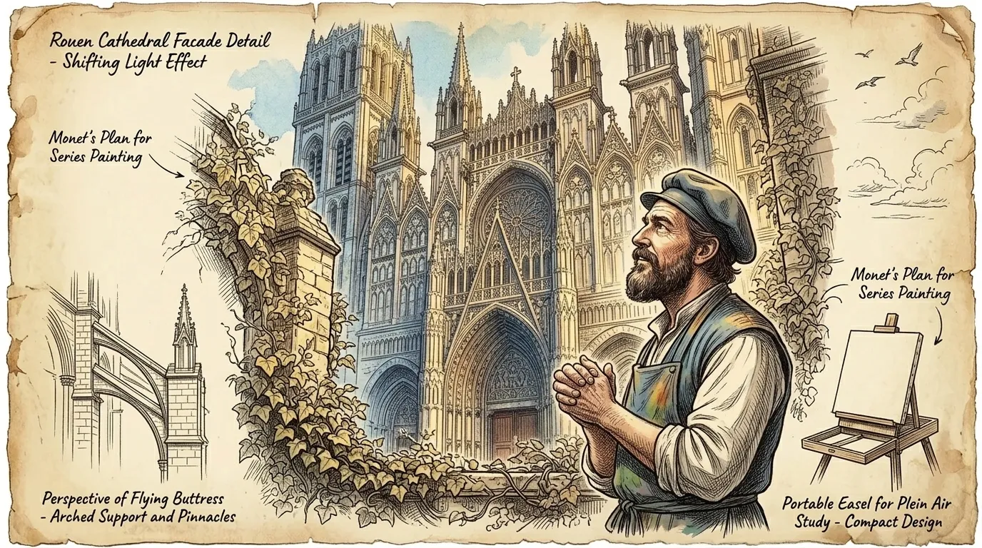 Rouen Cathedral Series by Claude Monet (Rouen, France — 1894) — page 6
