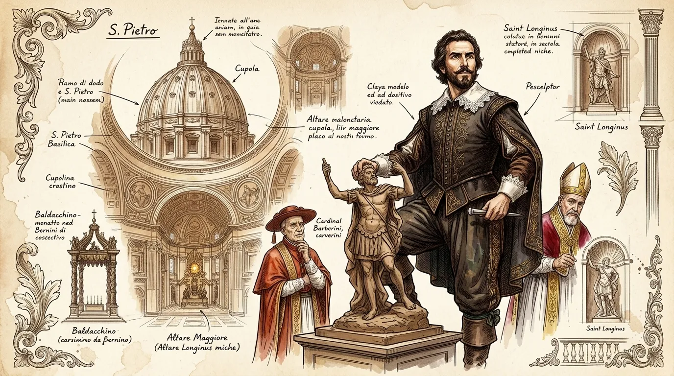 Saint Longinus by Gian Lorenzo Bernini (Vatican City — 1638) — cover