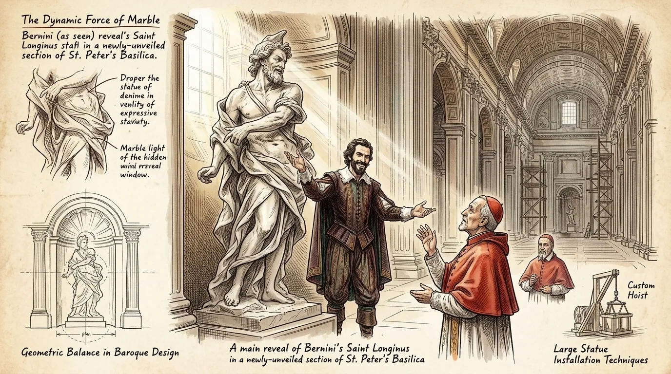Saint Longinus by Gian Lorenzo Bernini (Vatican City — 1638) — page 9