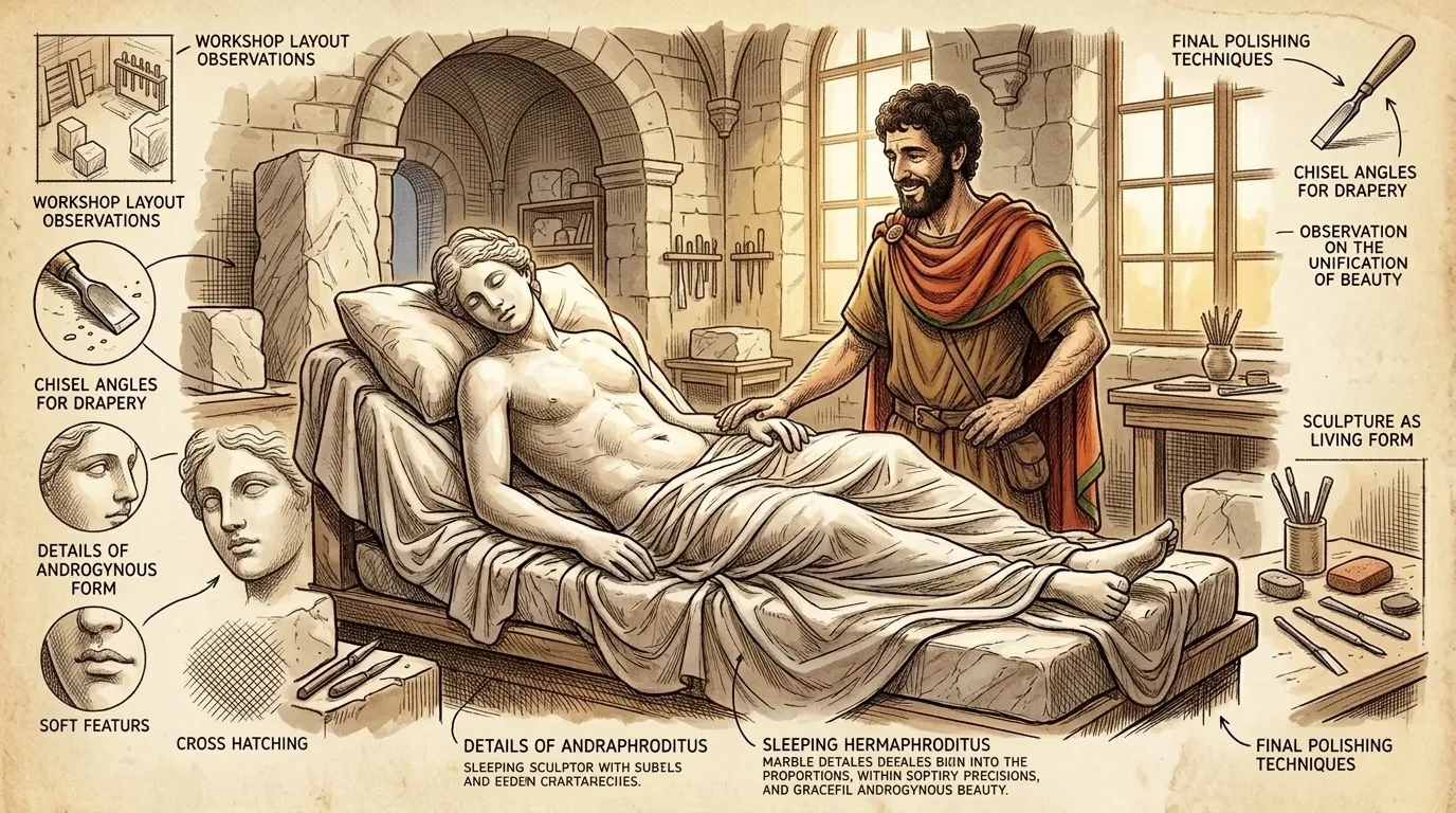 Sleeping Hermaphroditus by Polycles (Rome, Italy — c. 2nd Century AD) — page 8