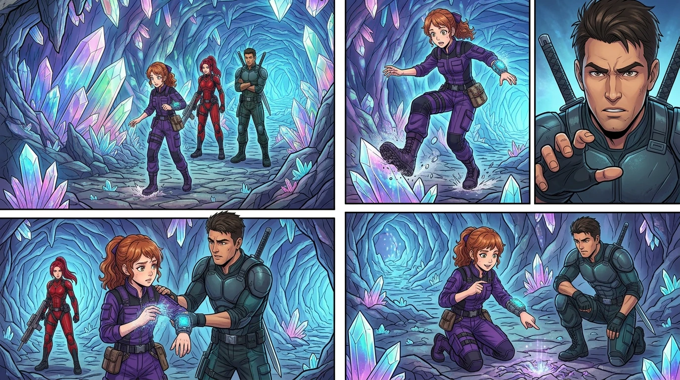 Starfire Squad and the Crystal Caves — page 6