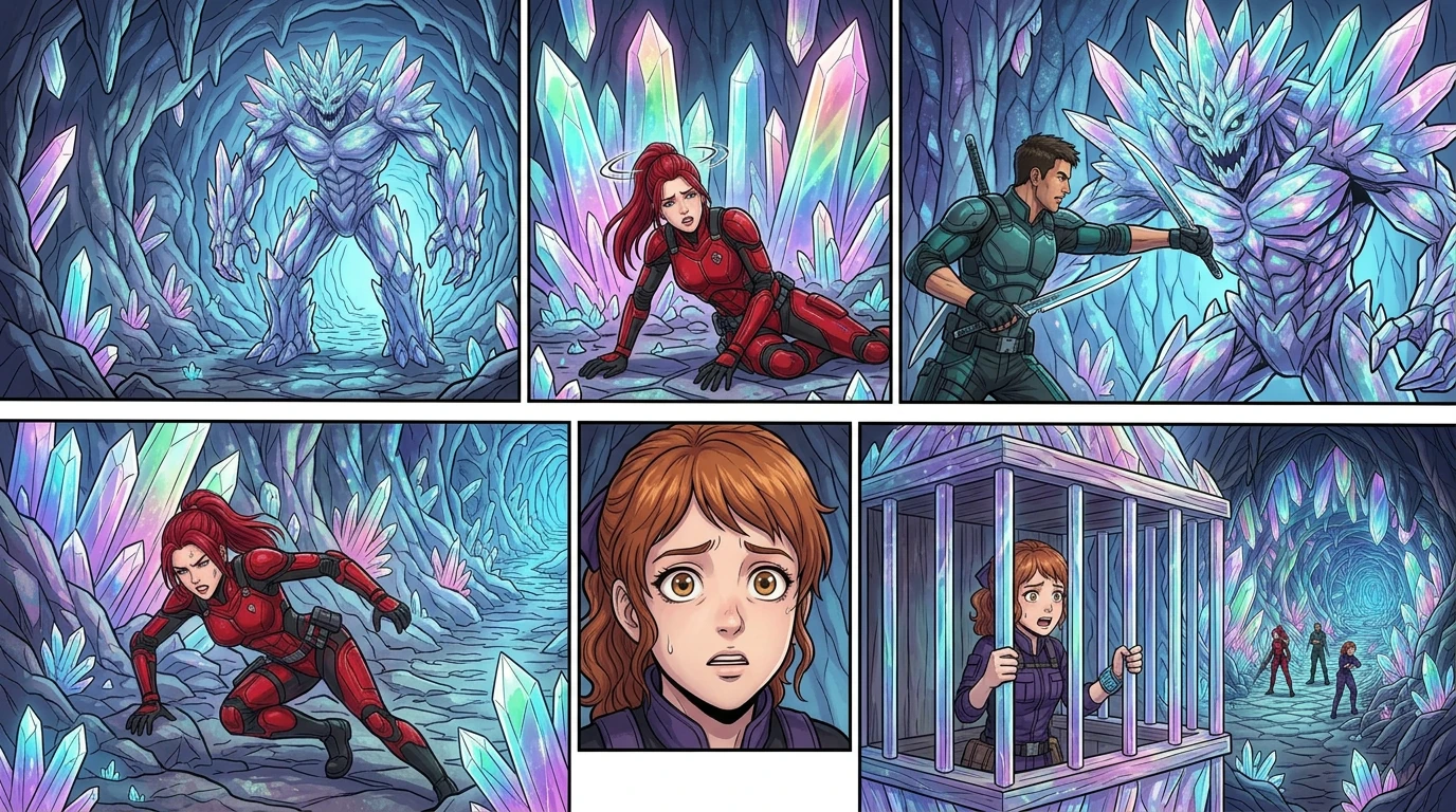 Starfire Squad and the Crystal Caves — page 9