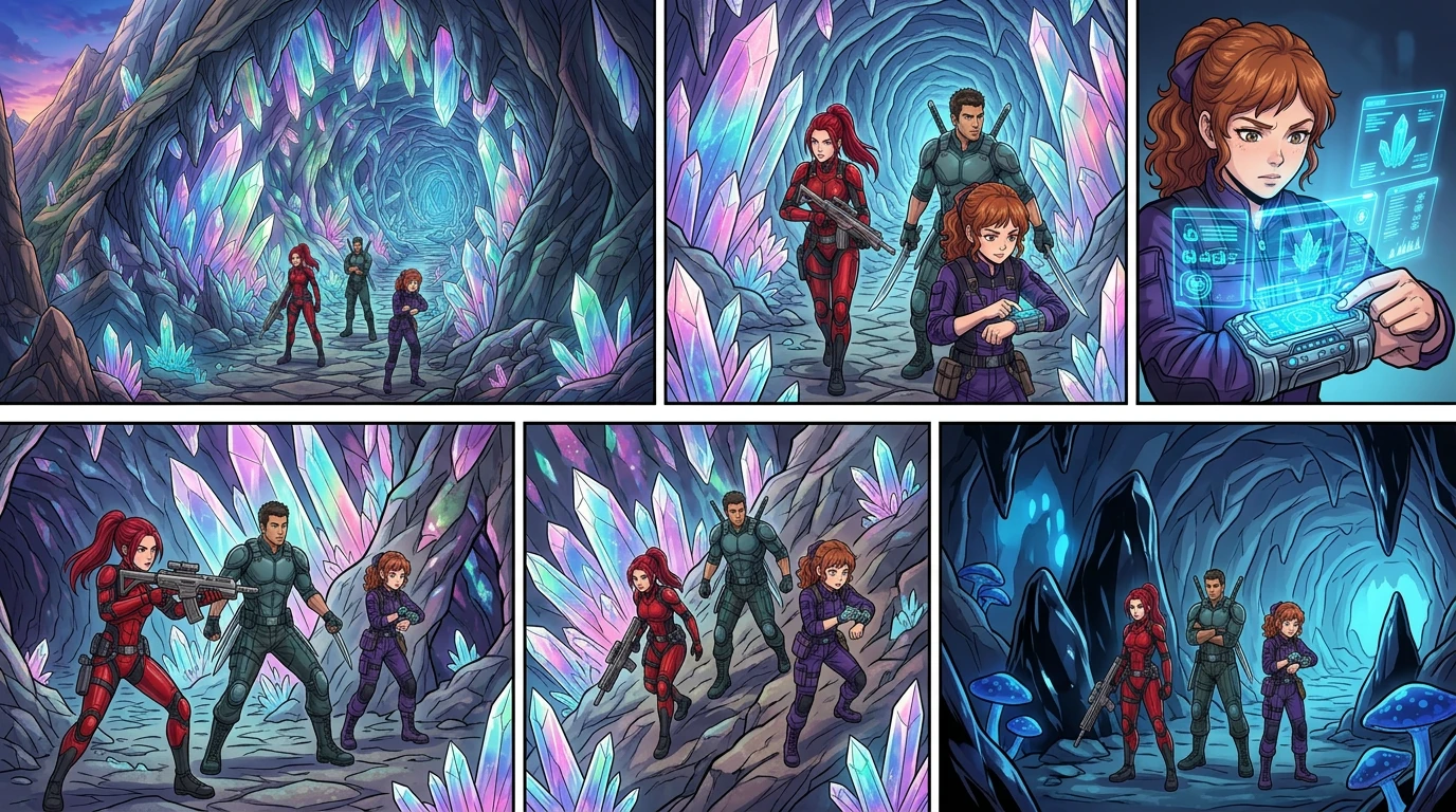 Starfire Squad and the Crystal Caves — page 19