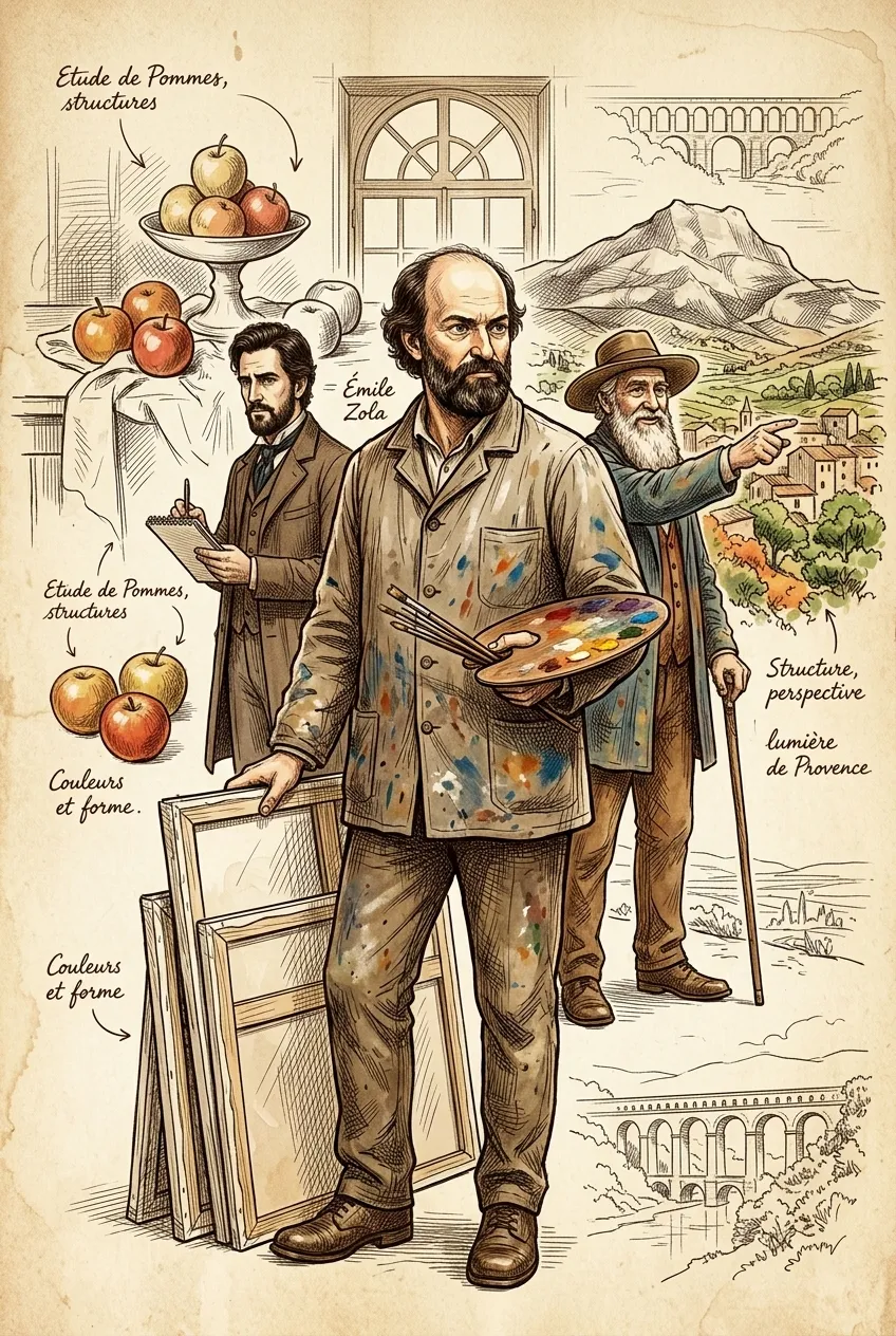 Still Life with Apples by Paul Cézanne (France — 1890) — cover