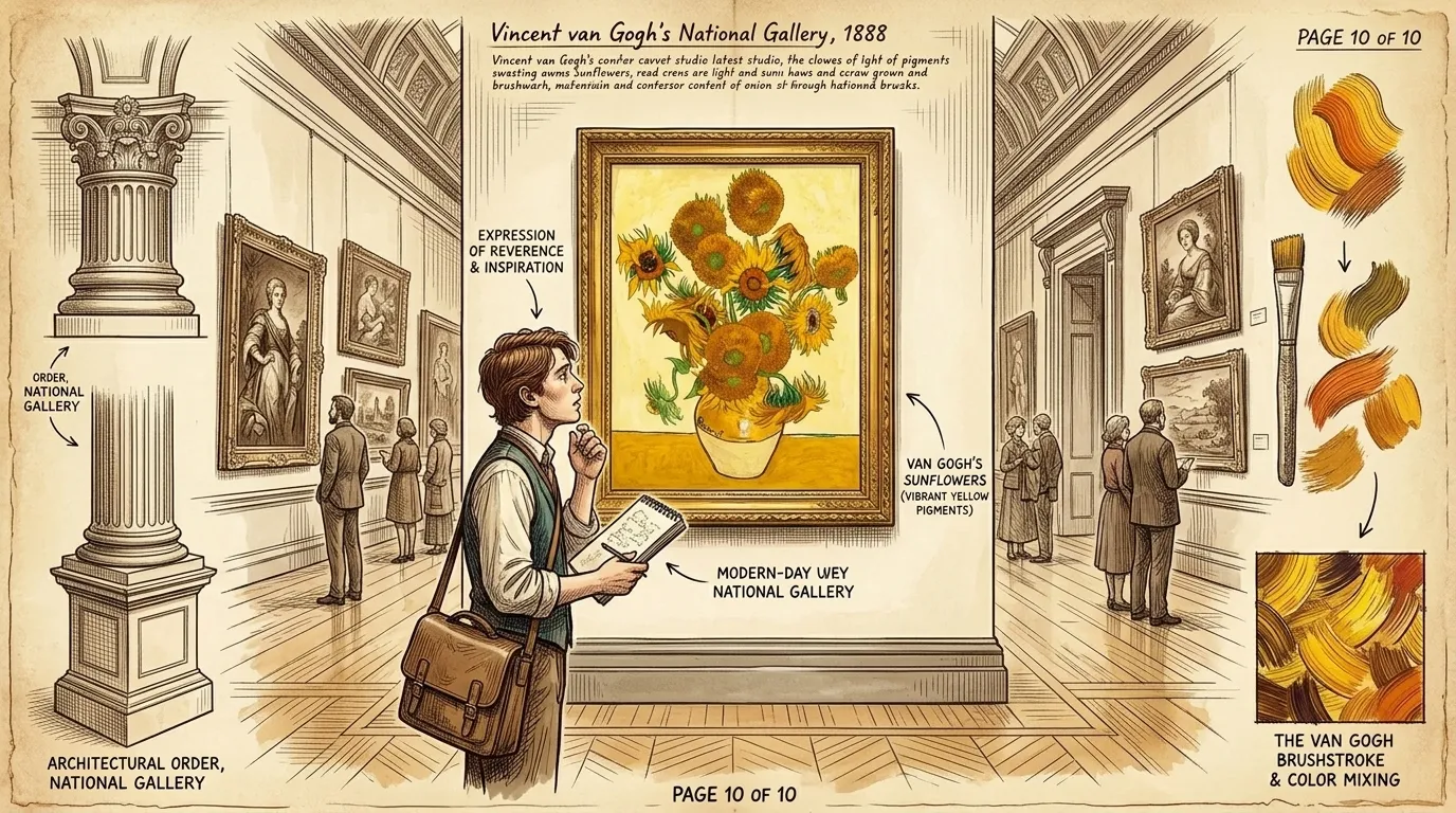 Sunflowers by Vincent van Gogh (London, UK — 1888) — page 10