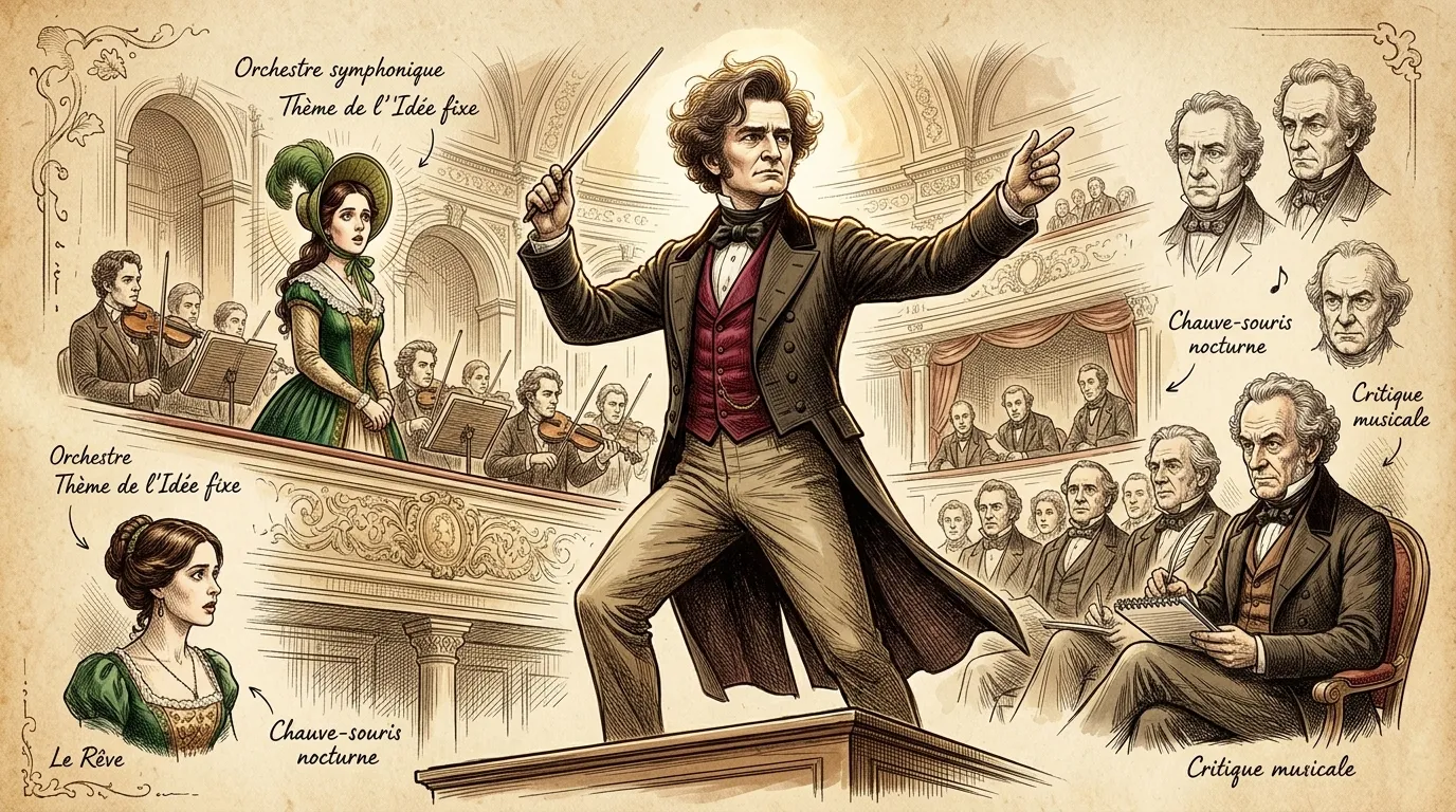 Symphonie Fantastique by Hector Berlioz (Paris, France — 1830) — cover