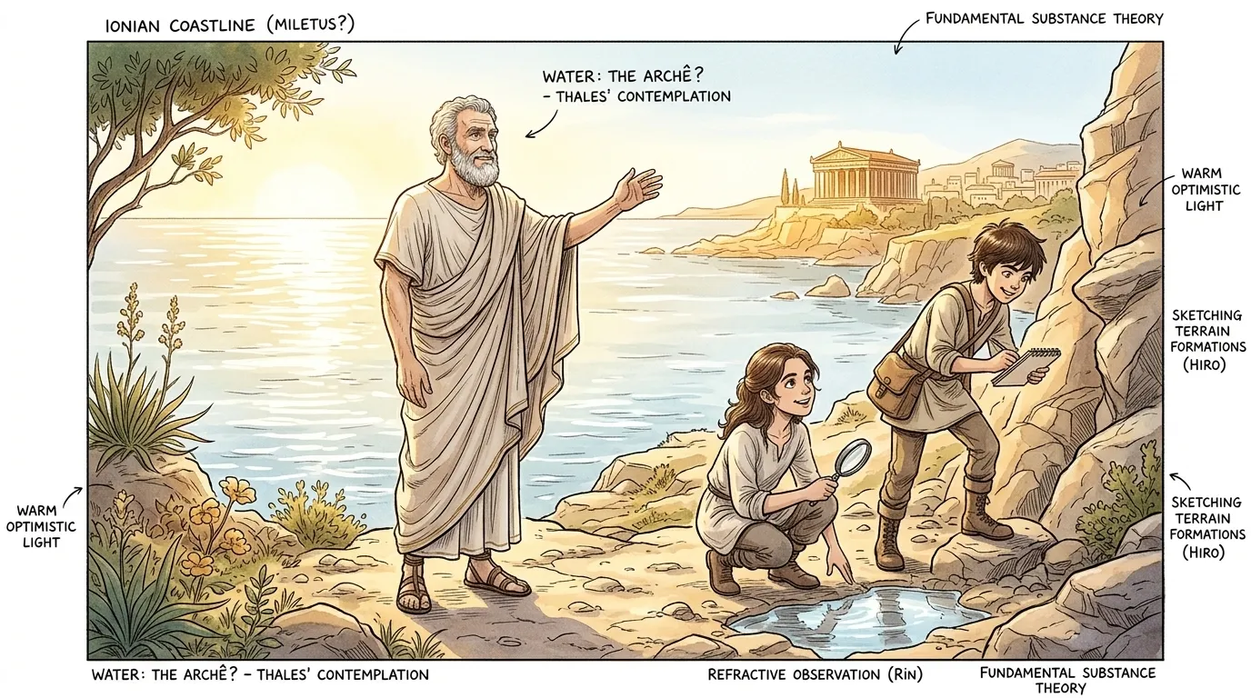 Why does Thales, a man who lived over 2600 years ago, still matter? Because he represents the very beginning of Western philosophical and scientific thought. Why does Thales, a man who lived over 2600 years ago, still matter? Because he represents the very beginning of Western philosophical and scientific thought.