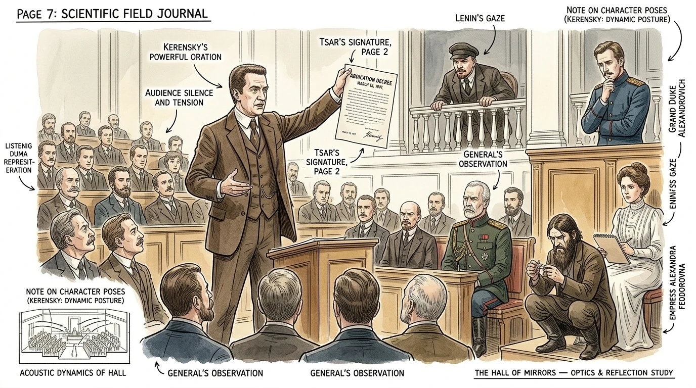 The Abdication of Tsar Nicholas II (1917, Russian Empire) — page 7
