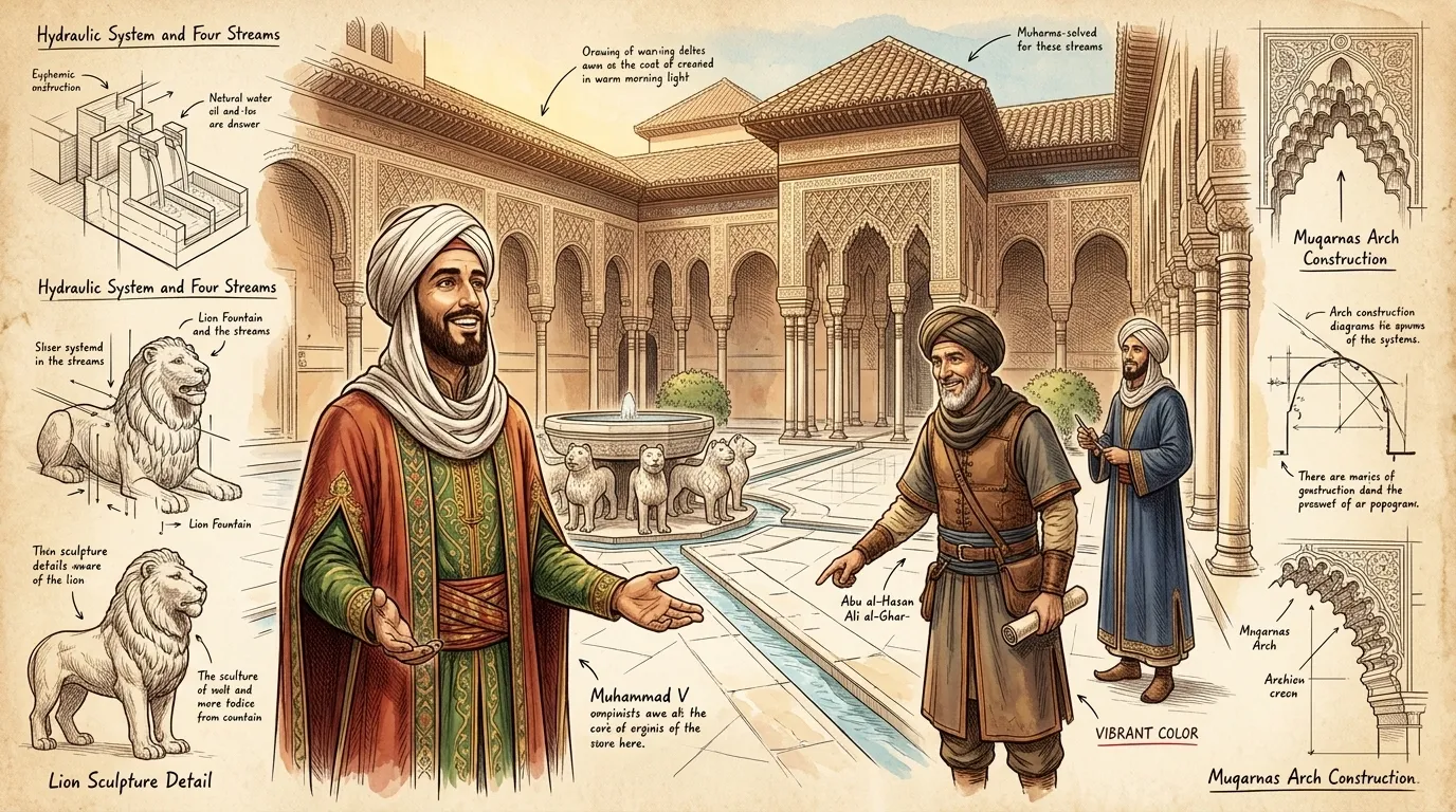 From the ochre earth of Granada, a marvel of human artistry rose, a fortress, a palace, a poem etched in stone and water. From the ochre earth of Granada, a marvel of human artistry rose, a fortress, a palace, a poem etched in stone and water.