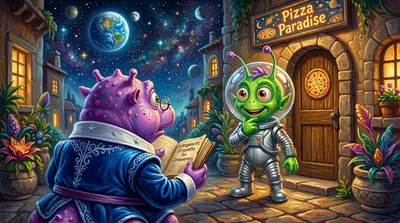 The Alien Who Loved Pizza — page 3