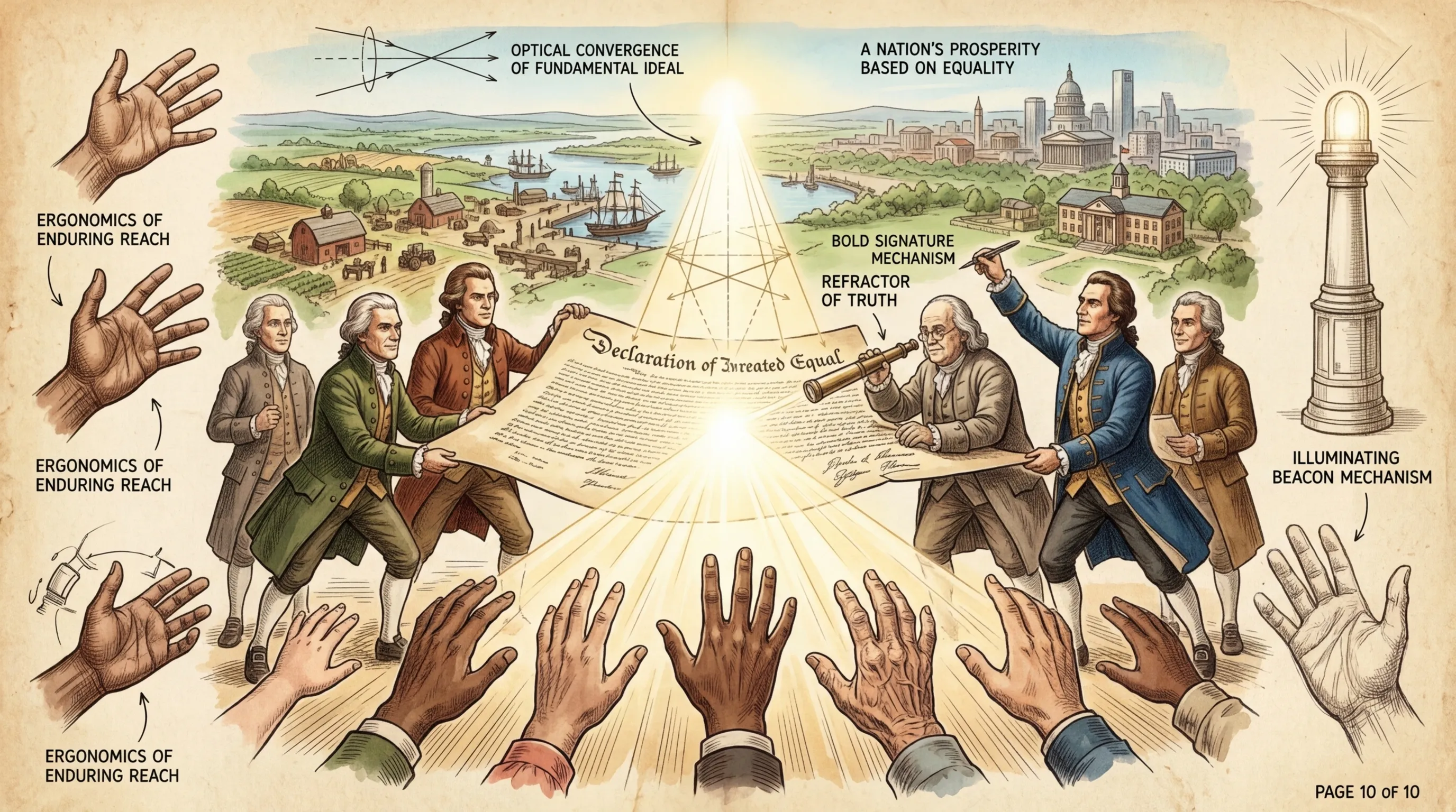 The American Declaration of Independence — USA (1776, USA) — page 10