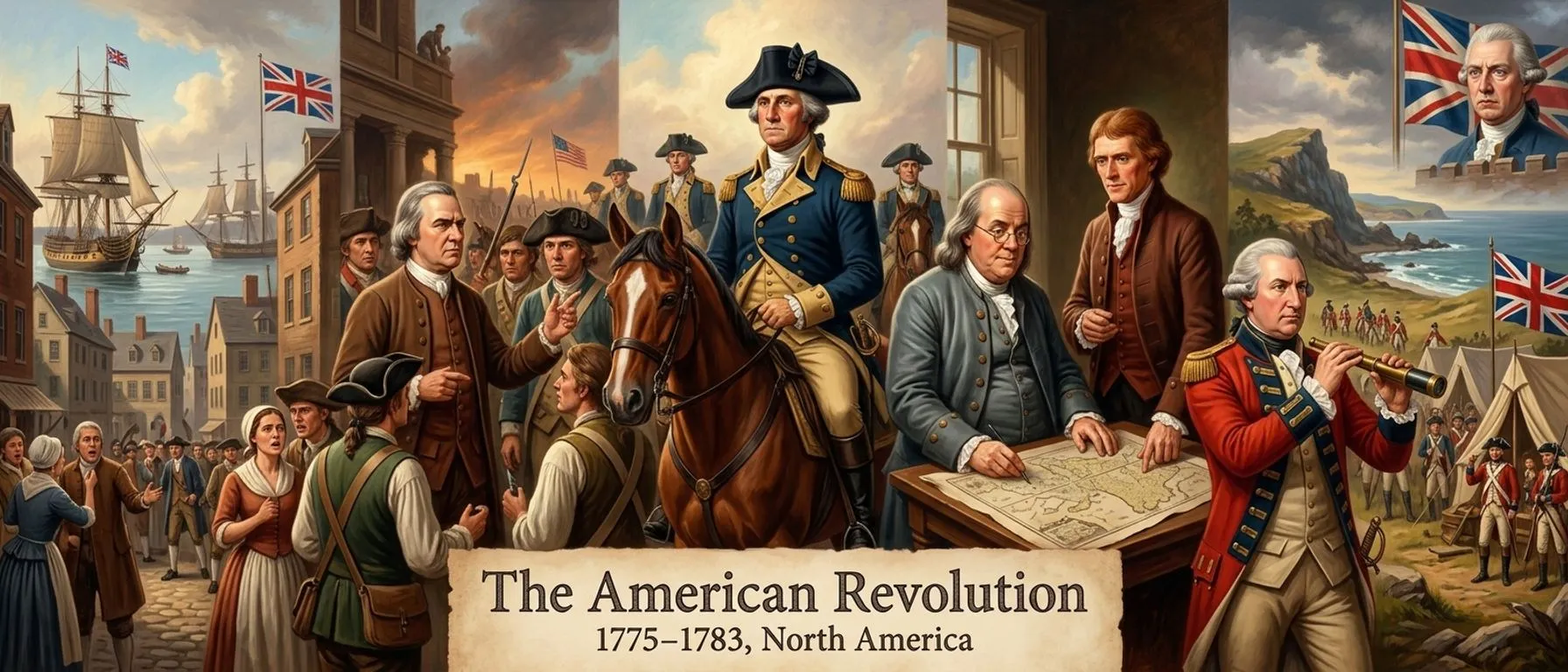 The American Revolution (1775–1783, North America) — cover