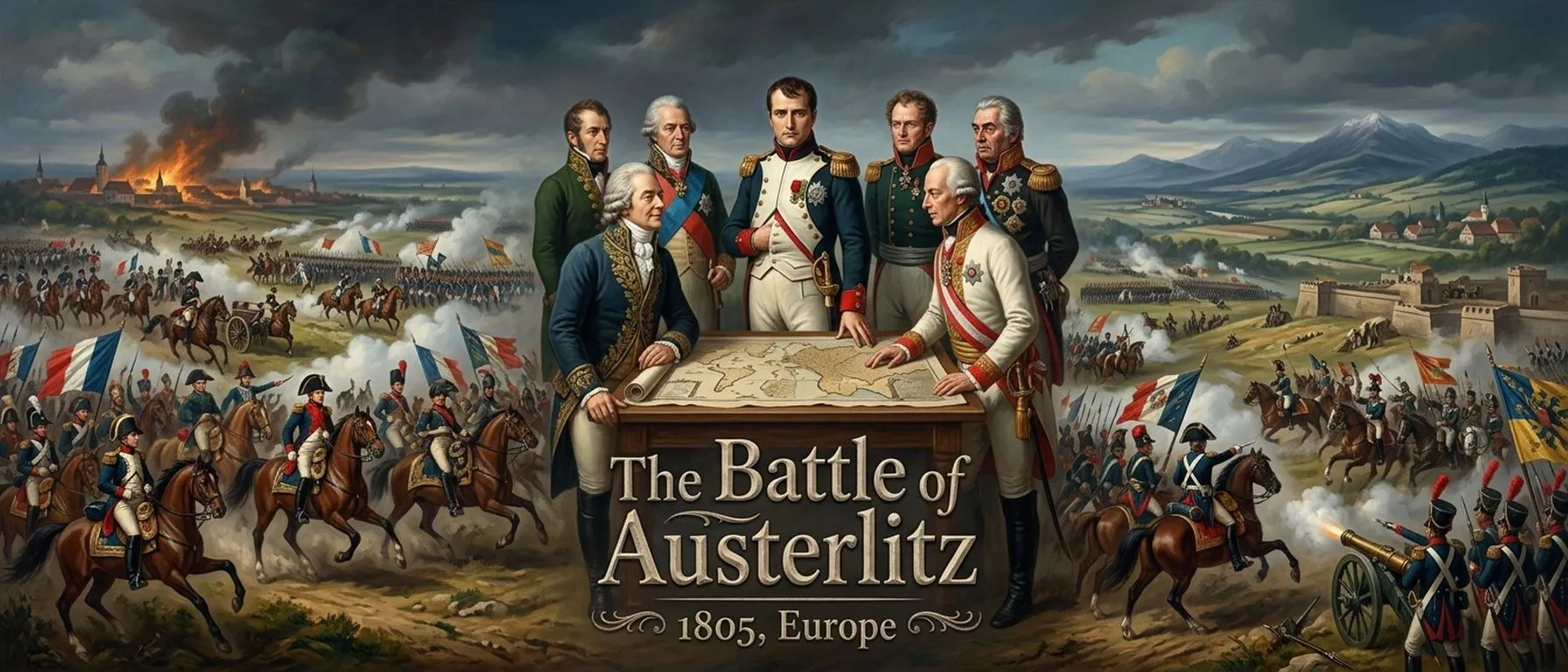 The Battle of Austerlitz (1805, Europe) — cover
