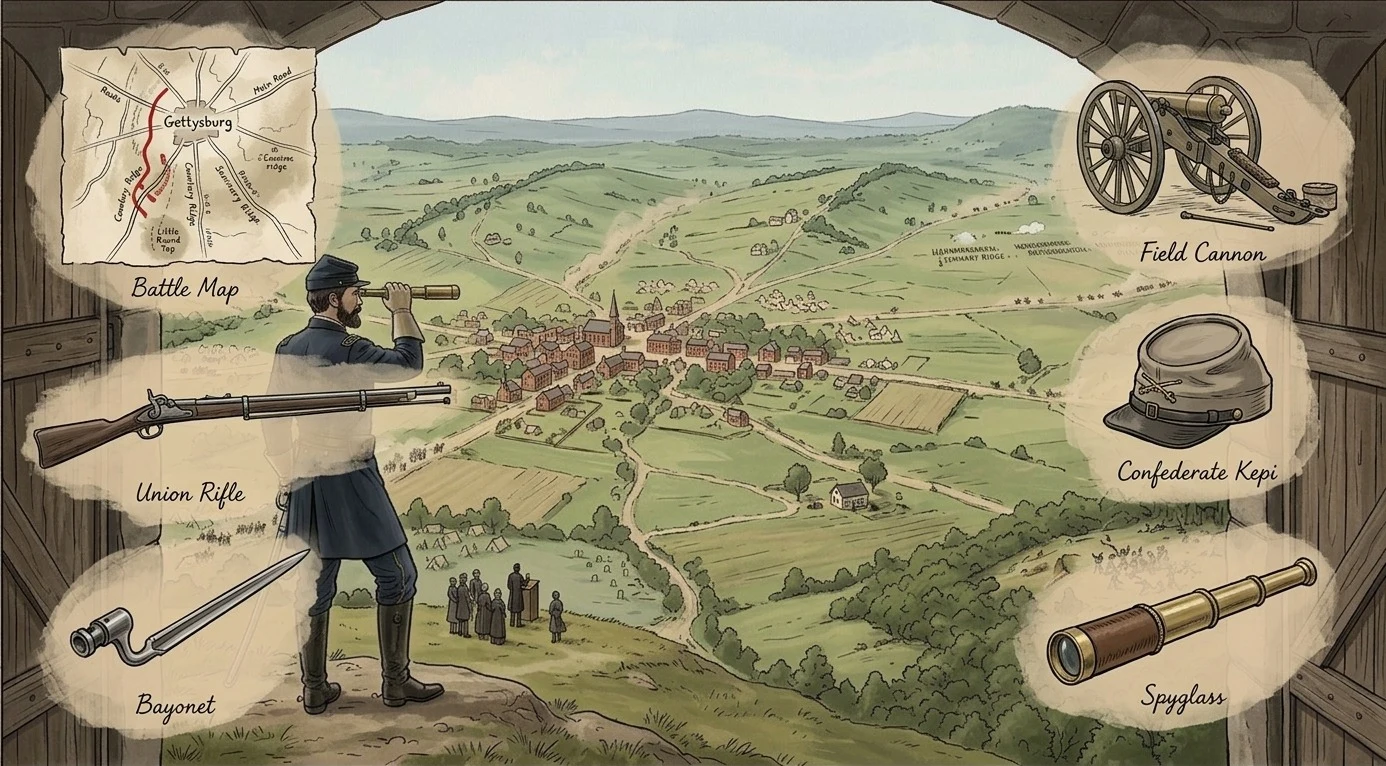 The Battle of Gettysburg (1863, USA) — page 1