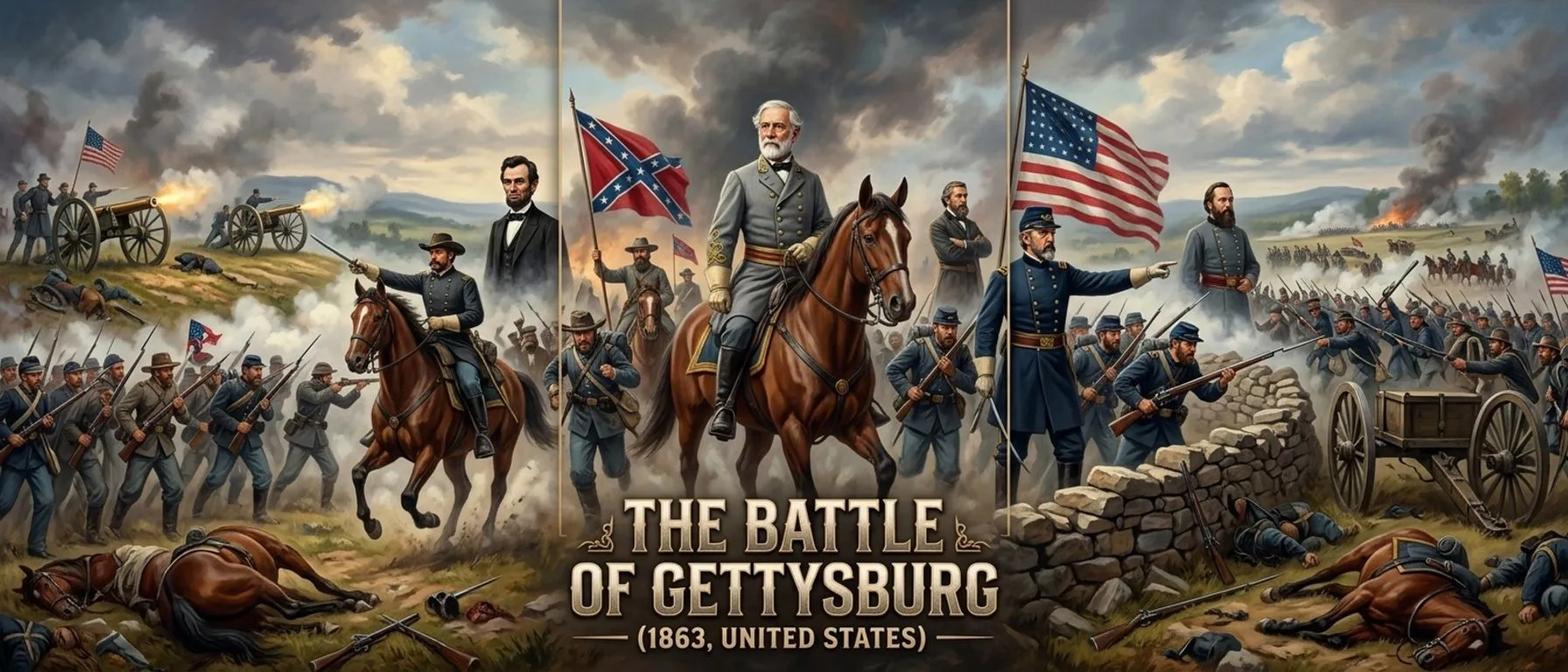 The Battle of Gettysburg (1863, United States) — cover