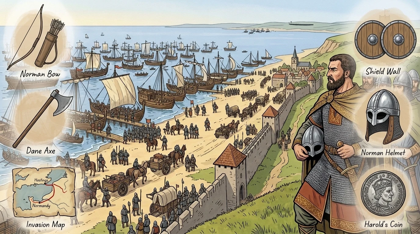 The Battle of Hastings (1066, United Kingdom) — page 1