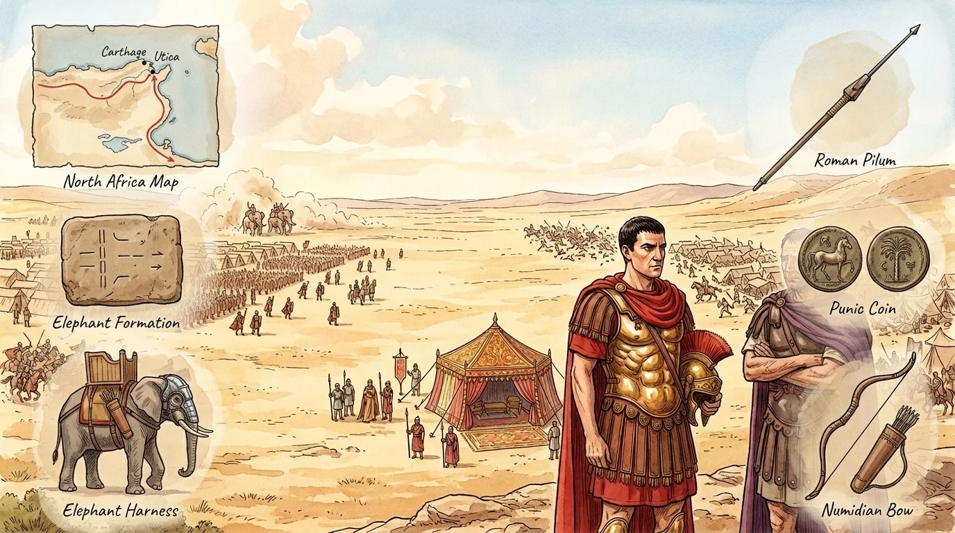 The Battle of Zama (204 BC, Carthage) — page 1
