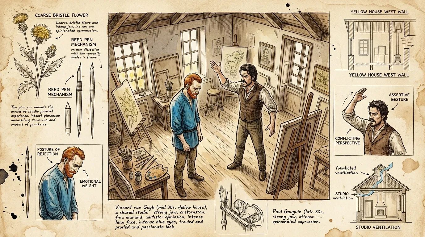 The Bedroom by Vincent van Gogh (Arles, France — 1888) — page 6
