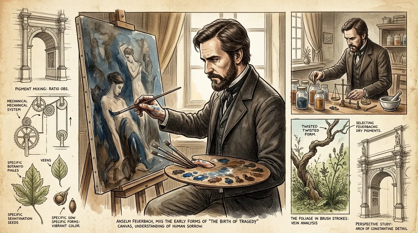 The Birth of Tragedy by Anselm Feuerbach (Germany — 1870) — page 8