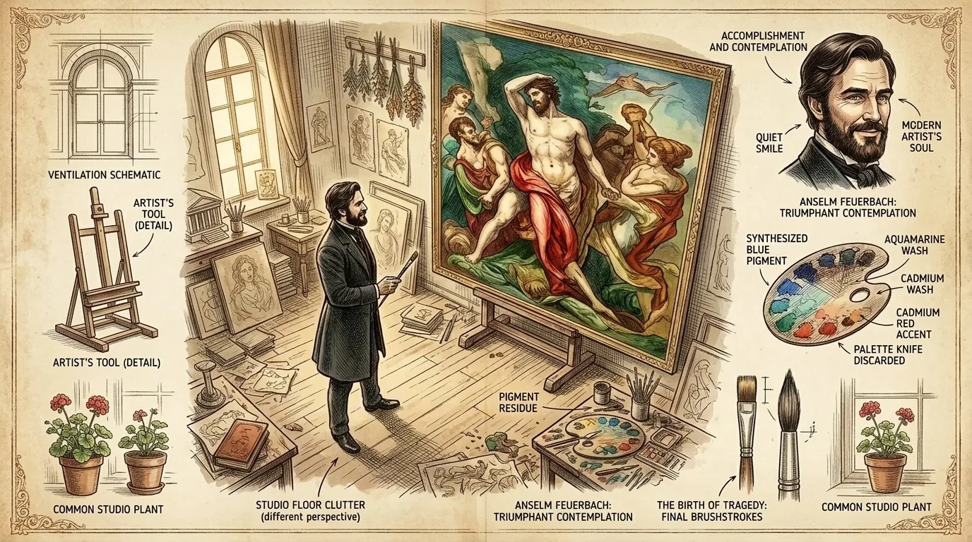 The Birth of Tragedy by Anselm Feuerbach (Germany — 1870) — page 9