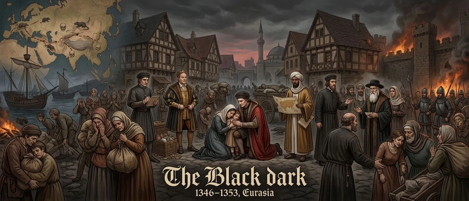 The Black Death (1346–1353, Eurasia) — cover