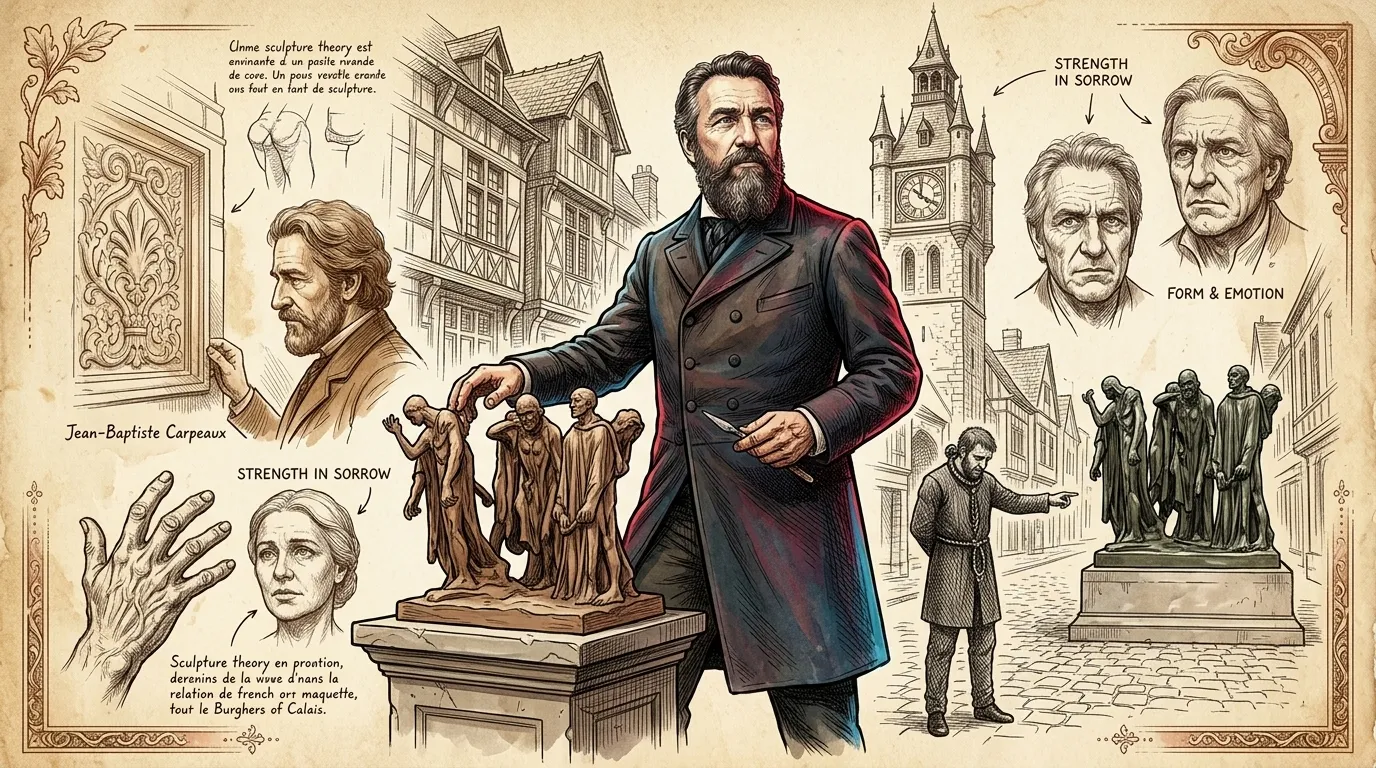 The Burghers of Calais by Auguste Rodin (Calais, France — 1889) — cover