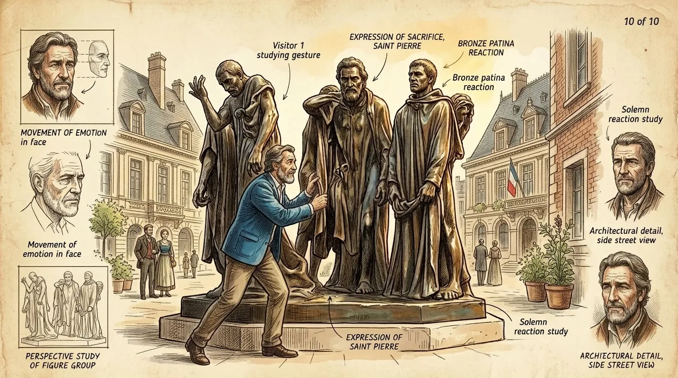 The Burghers of Calais by Auguste Rodin (Calais, France — 1889) — page 10