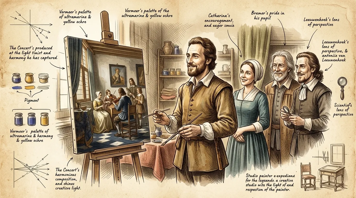 The Concert by Johannes Vermeer (Boston, USA — 1664) — page 1