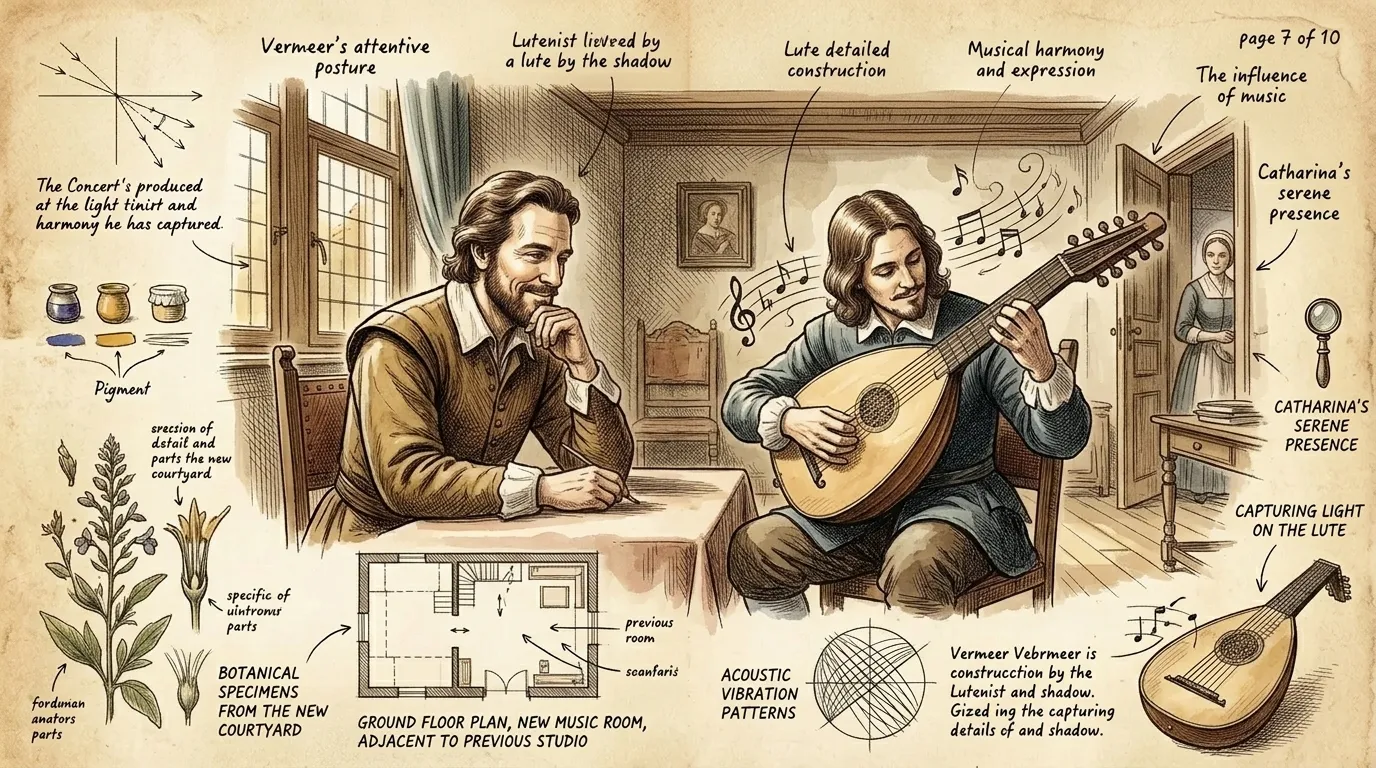 The Concert by Johannes Vermeer (Boston, USA — 1664) — page 7