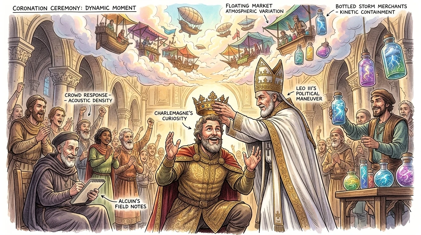 The Coronation of Charlemagne (800 AD, Rome) — page 1