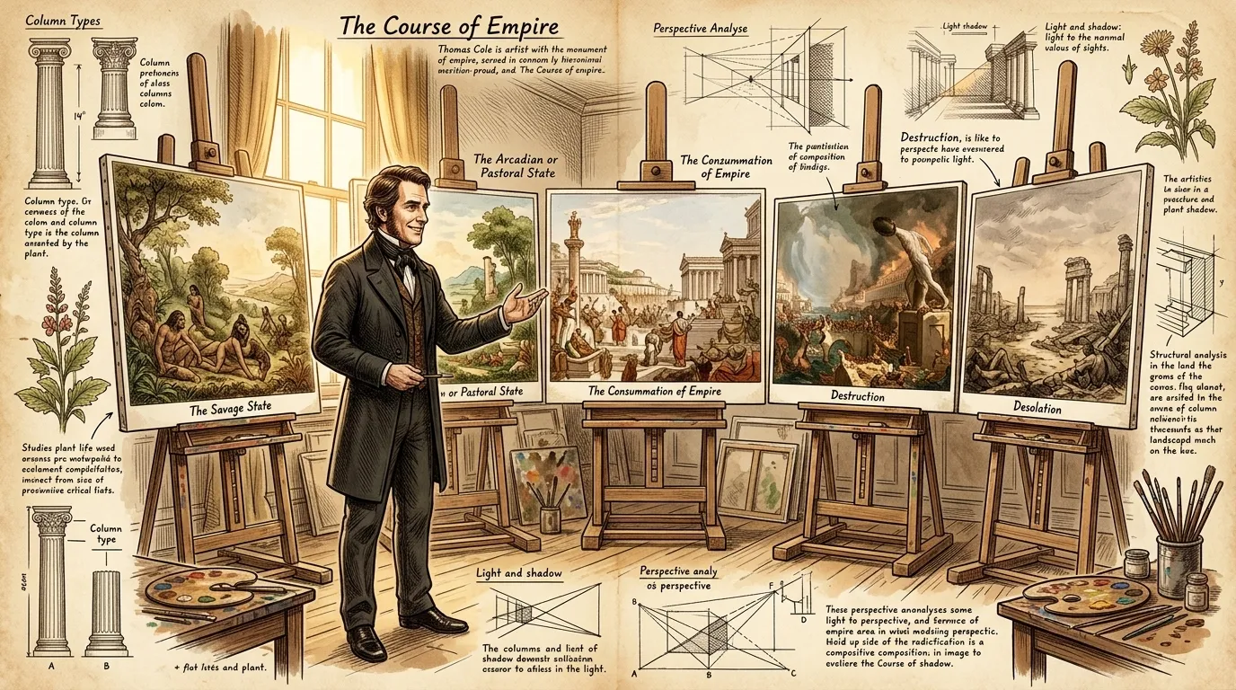The Course of Empire by Thomas Cole (USA — 1836) — page 1