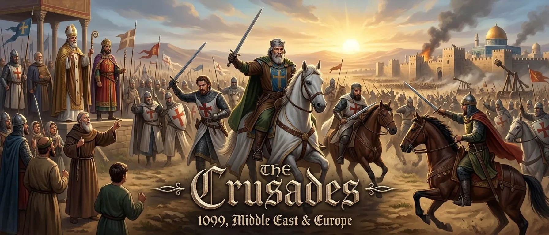The Crusades — Middle East & Europe (1099, Middle East & Europe) — cover