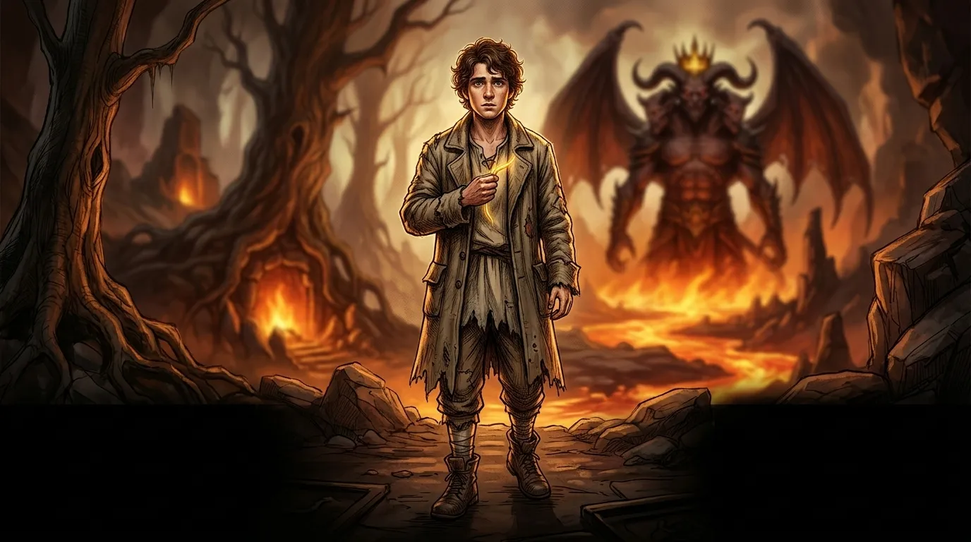The Devil with the Three Golden Hairs — cover