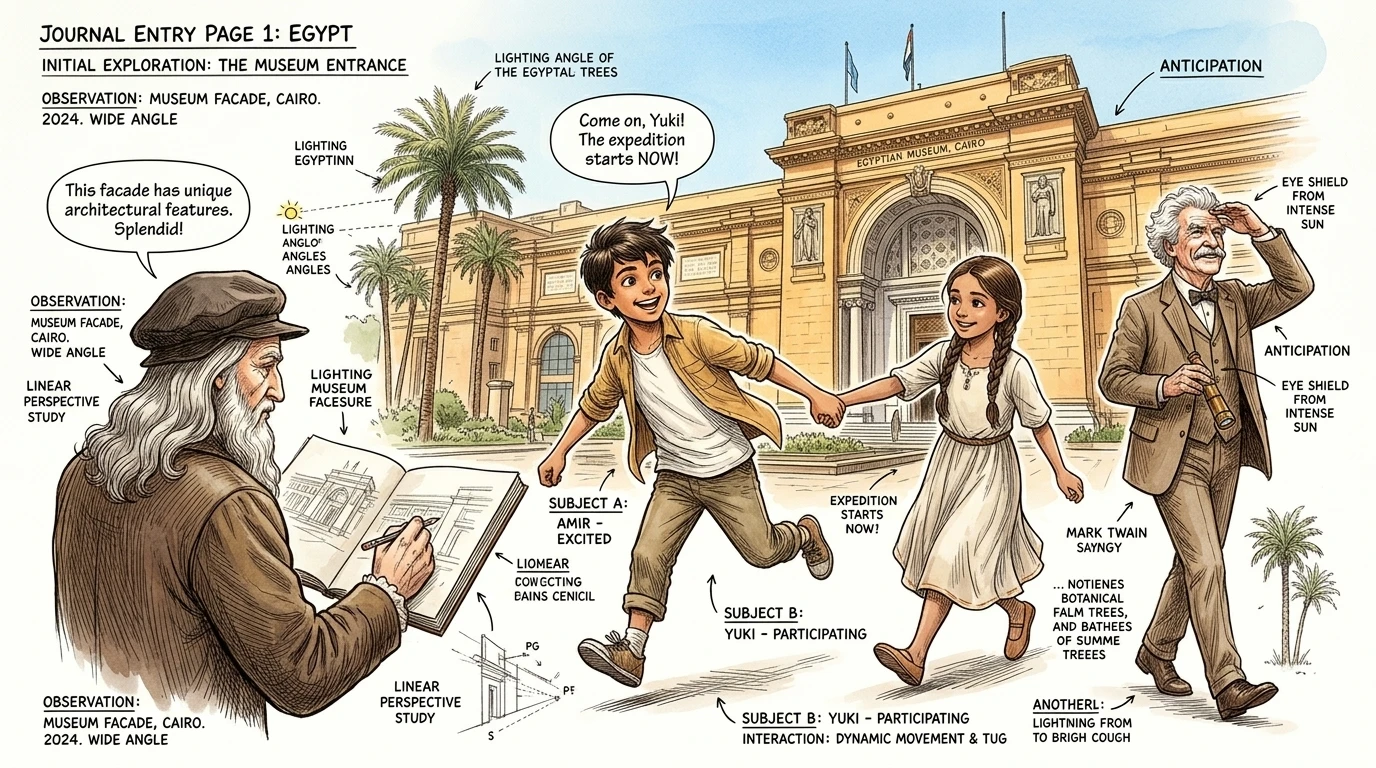 The Egyptian Museum, Cairo — page 1