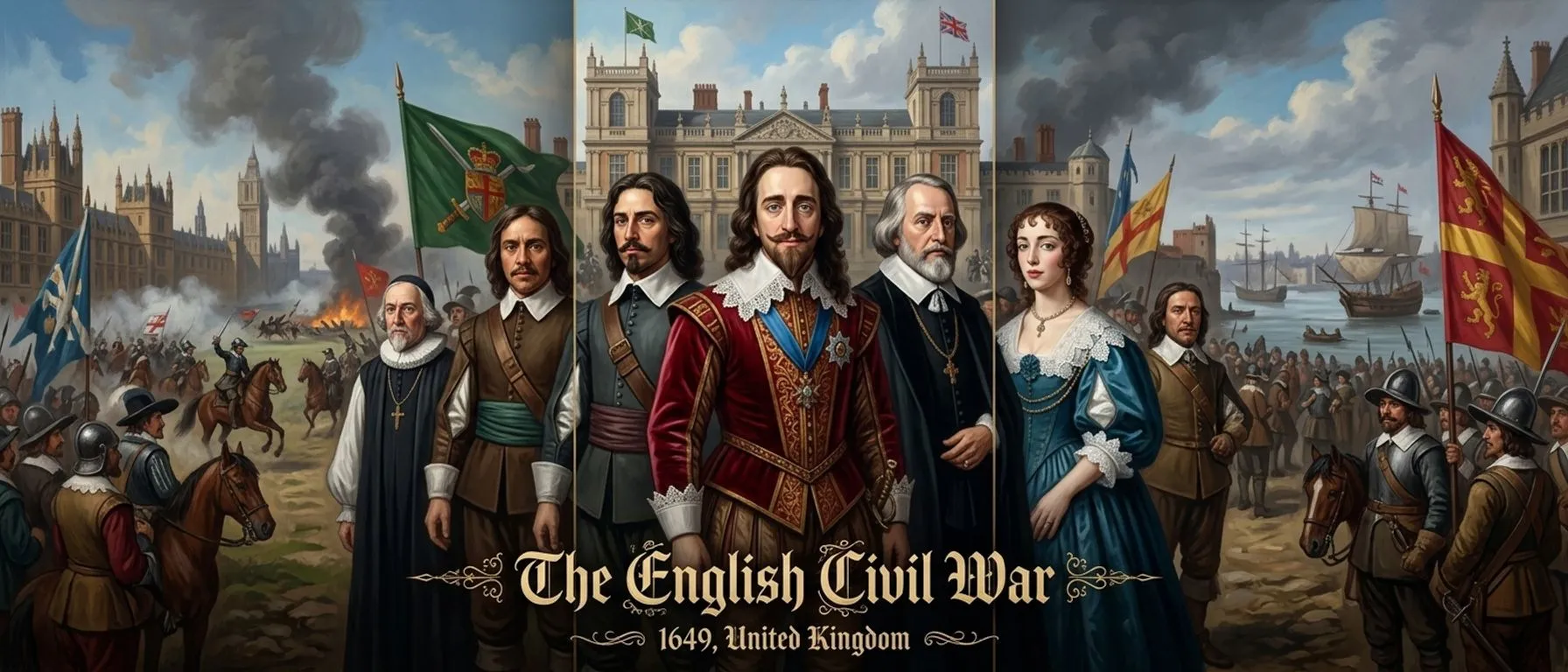 The English Civil War — United Kingdom (1649, United Kingdom) — cover
