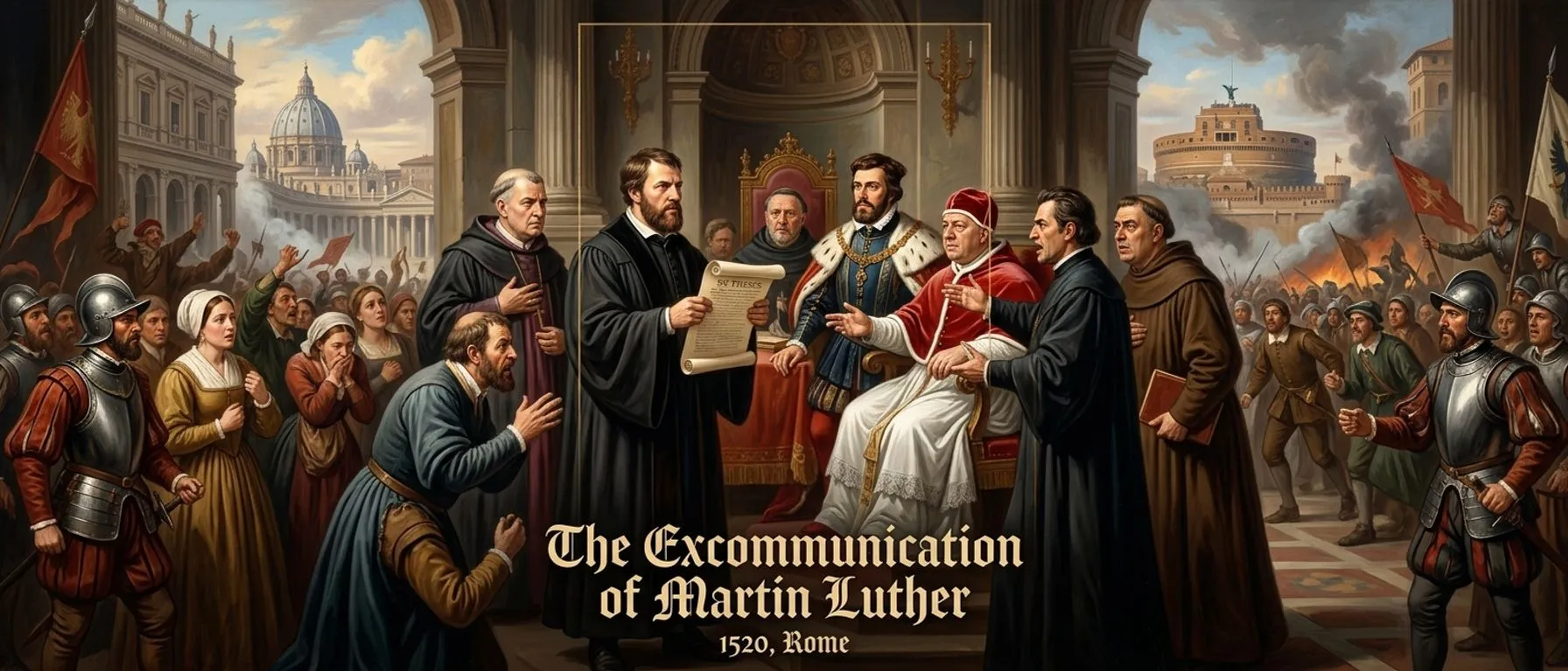 The Excommunication of Martin Luther (1520, Rome) — cover