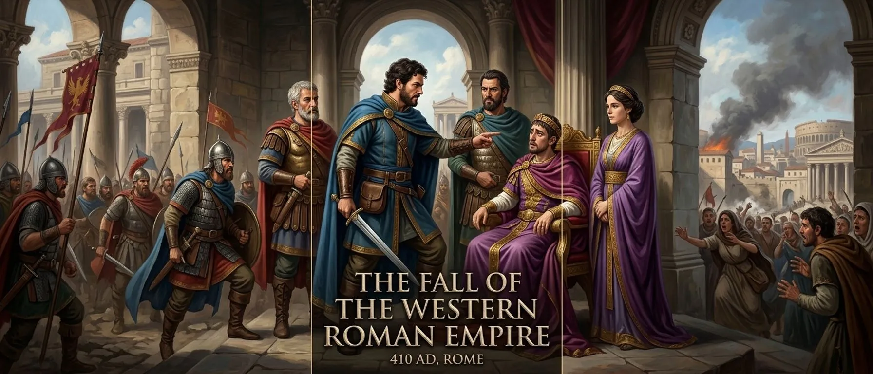 The Fall of the Western Roman Empire — Rome (410 AD, Rome) — cover