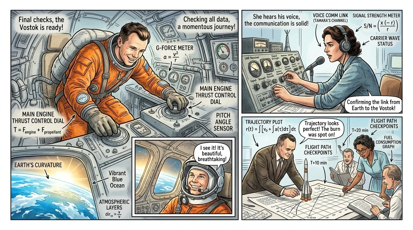 The First Manned Spaceflight by Yuri Gagarin (1961, Soviet Union) — page 5