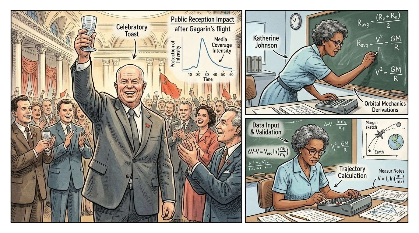 The First Manned Spaceflight by Yuri Gagarin (1961, Soviet Union) — page 9