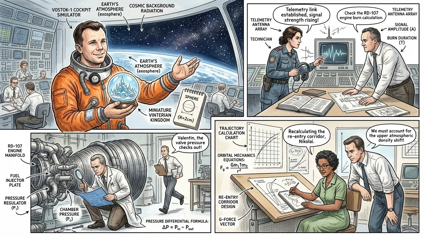 The First Manned Spaceflight by Yuri Gagarin (1961, Soviet Union) — page 10