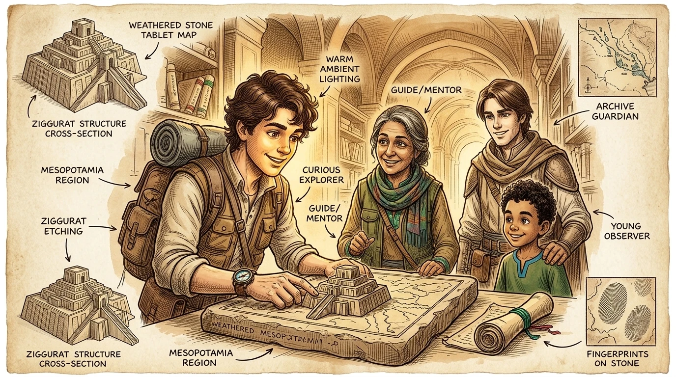 The First Schools: How Education Began (3200 BC, Mesopotamia) — page 1