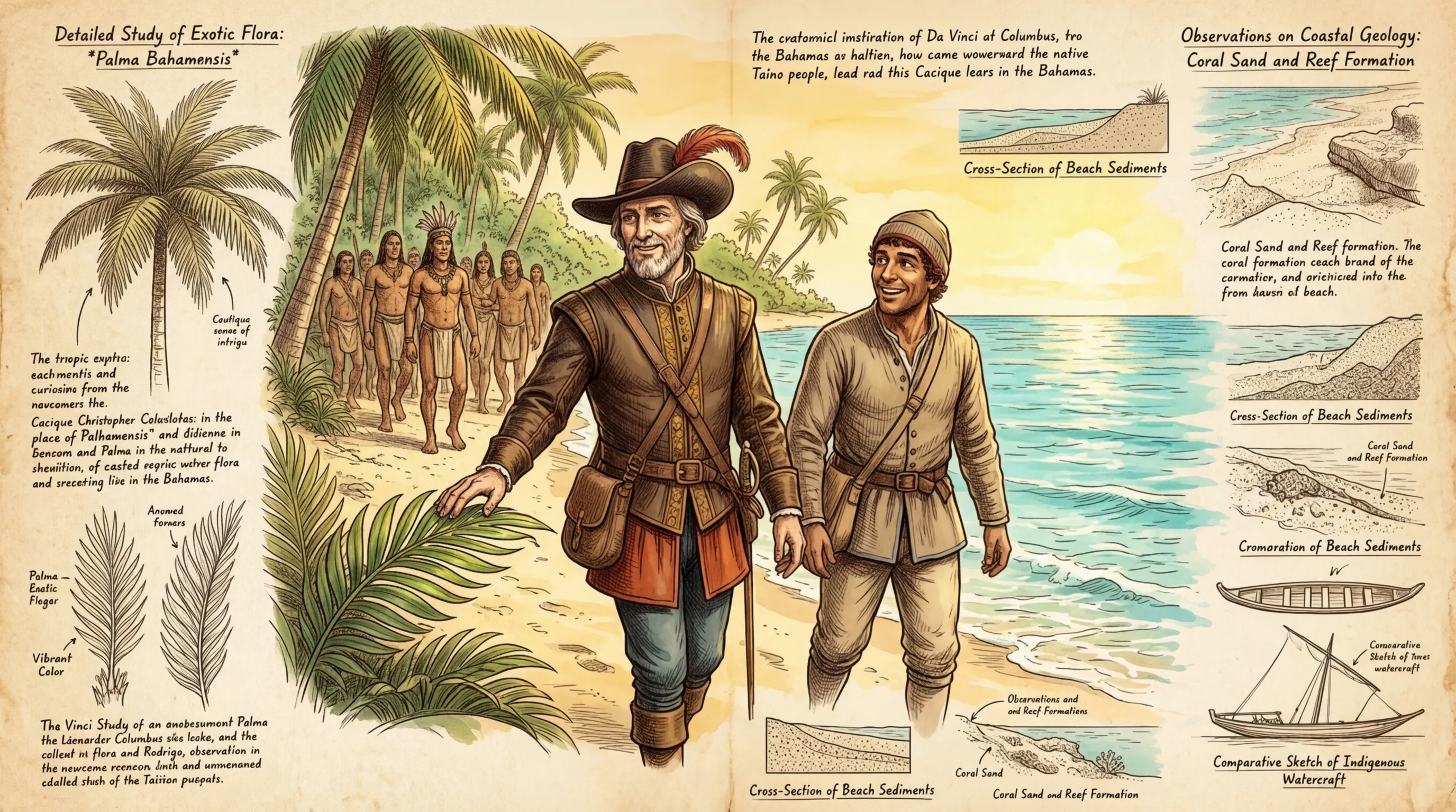 The First Voyage of Christopher Columbus (1492) - Bahamas (1492, Bahamas) — page 1