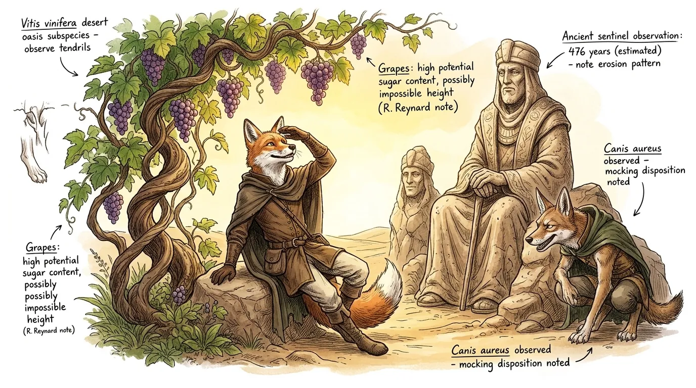 The Fox and the Grapes — page 1