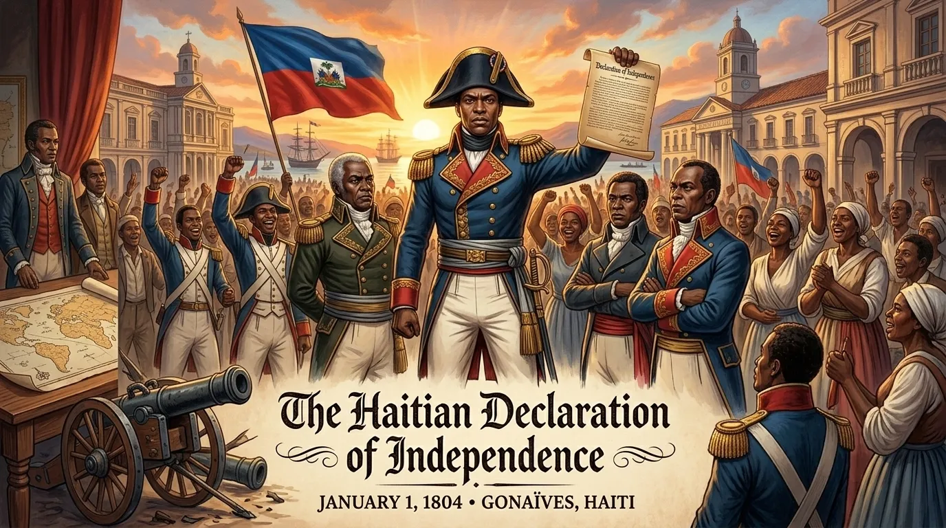 The Haitian Declaration of Independence (1804, Haiti) — cover