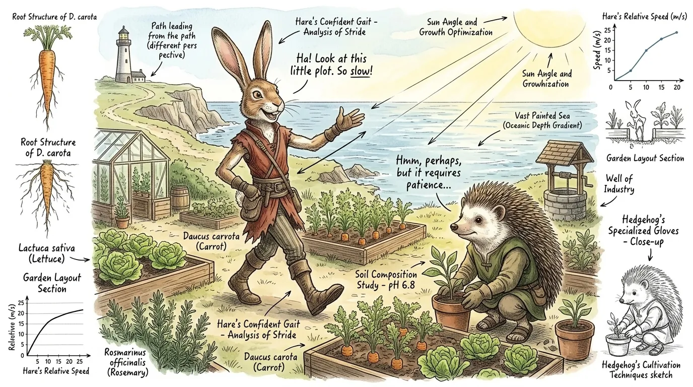 The Hare and the Hedgehog — page 2