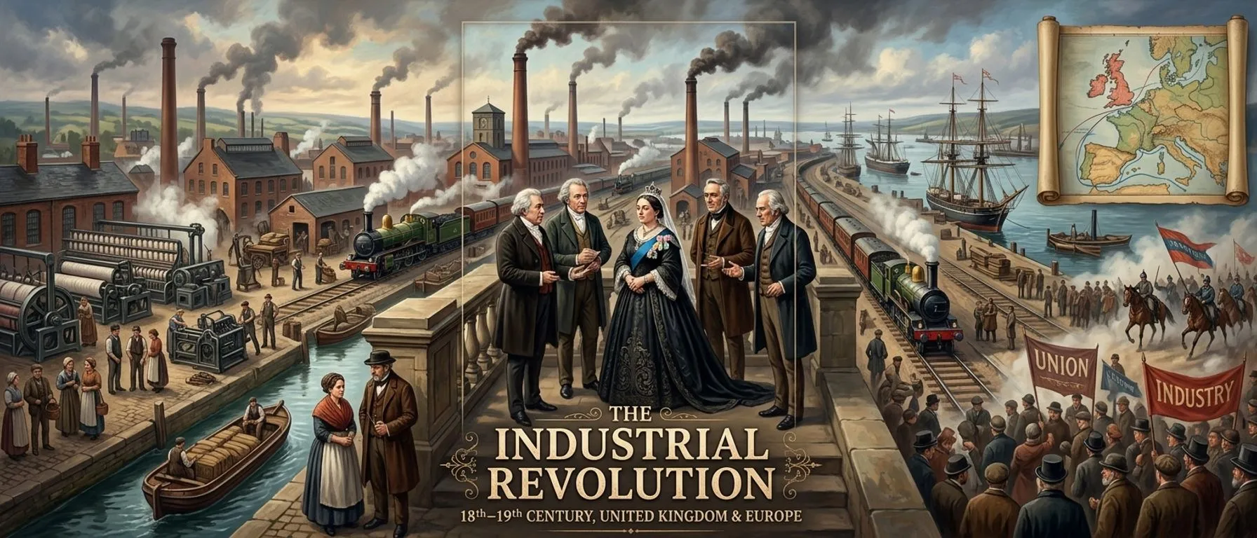 The Industrial Revolution (18th–19th Century, United Kingdom & Europe) — cover