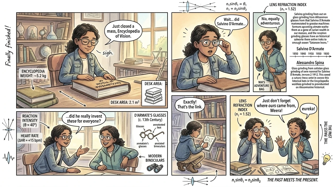 The Invention of Eyeglasses — page 9