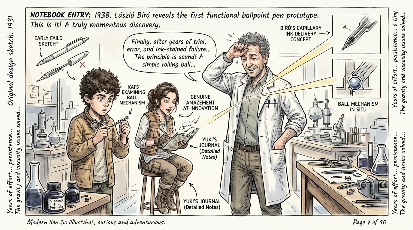 The Invention of the Ballpoint Pen — page 7